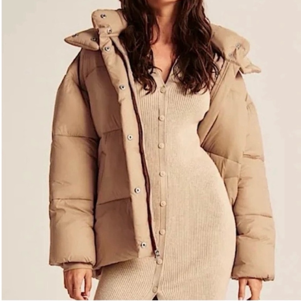 Abercrombie Mid Length Puffer